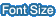 Text size