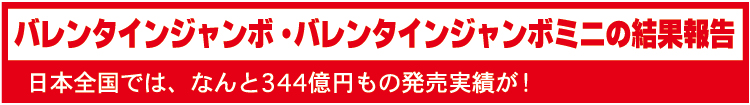 年末ジャンボ・年末ジャンボミニの結果報告　日本全国では、なんと1,365億円もの発売実績が！