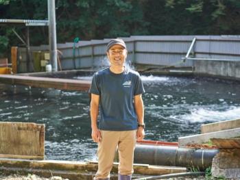 忍沢養殖場　佐野真規氏