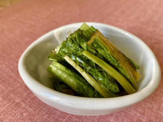 鳴沢菜醤油漬け