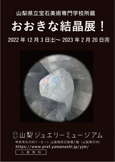 20221203　おおきな結晶展　ポスター