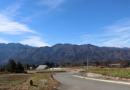 三峰の丘の眺望写真