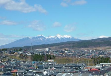 竜王駅南北自由通路山並みビューポイント