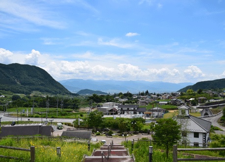 道の駅花かげの郷まきおかの眺望写真