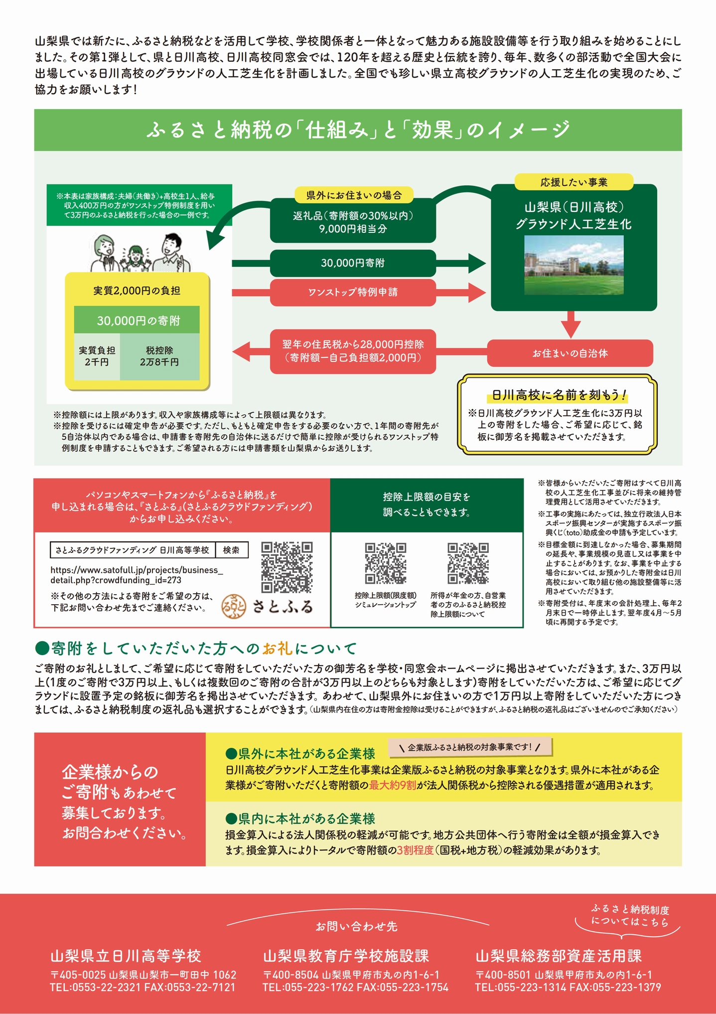 日川高校人工芝2