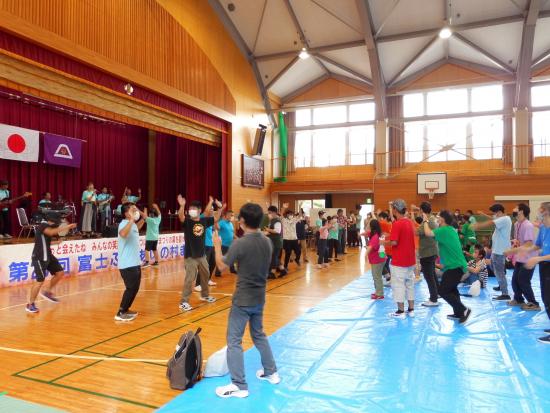 25回村まつりみんなでダンス