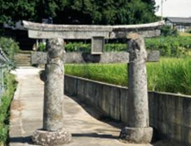 宇波刀神社石鳥居