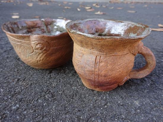 画像：縄文風陶器の制作例