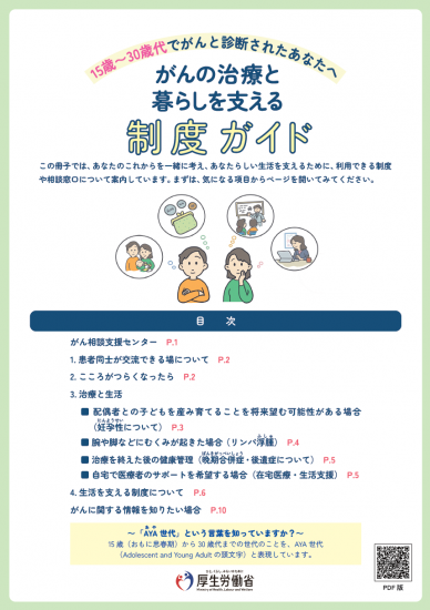 AYA世代制度ガイド表紙