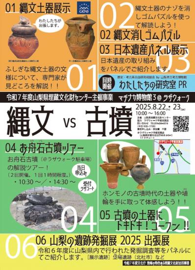 令和7年度マチナカ博物館3縄文vs古墳