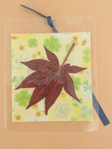 画像：しおりの制作例
