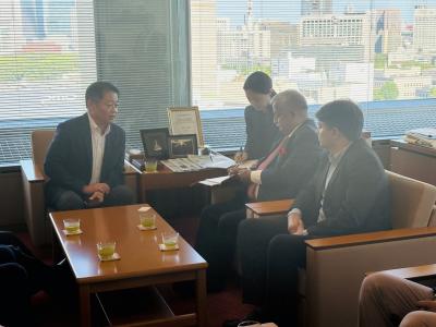 長崎知事との面会の様子