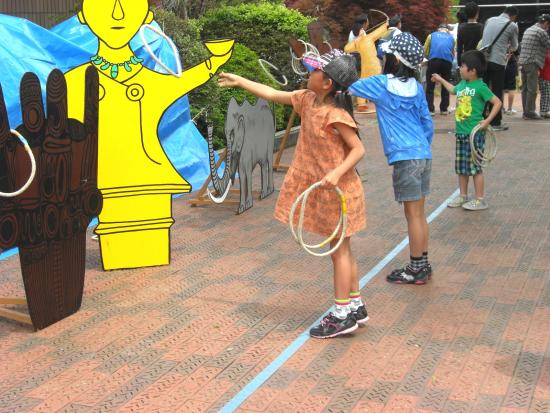 画像：古代で遊ぼうの様子