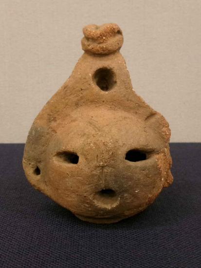 画像：安道寺遺跡出土・顔面装飾