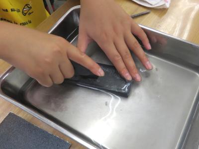 画像：成形の様子