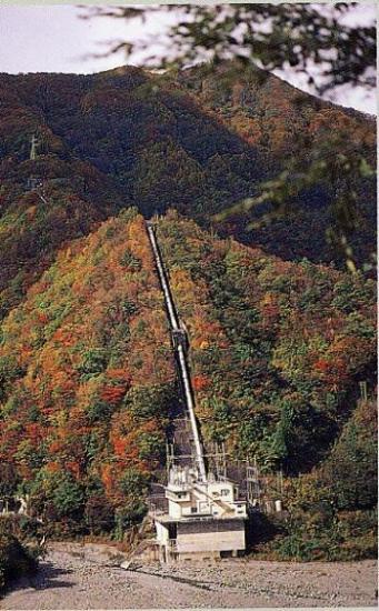 奈良田第一発電所全景写真