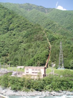 西山発電所全景写真