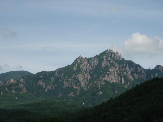 夏の瑞牆山