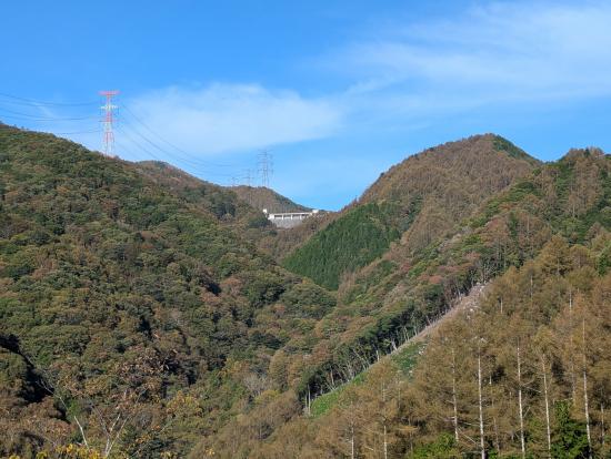 県道柳平塩山線の途中から2026年10月16日の写真