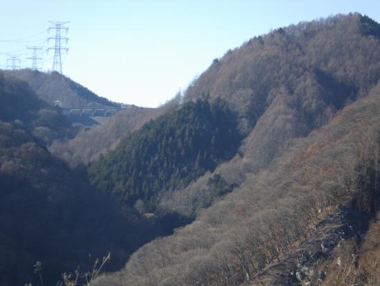 県道柳平塩山線の途中から2026年1月27日の写真