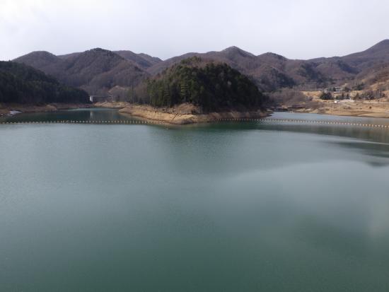 ダム（堤体）上流3月23日