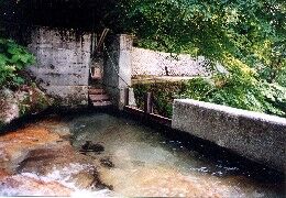 白沢取水口