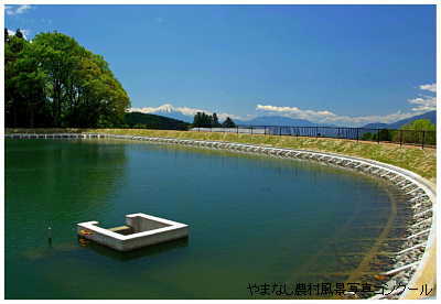 8入選（施設）「完成したため池と富士山」C