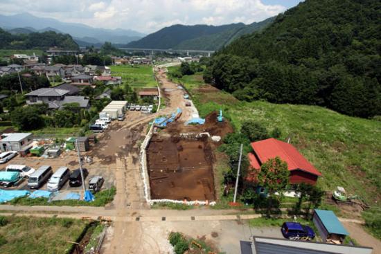 美通遺跡B区4空中写真