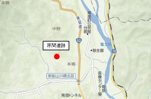 No.0292原間遺跡地図