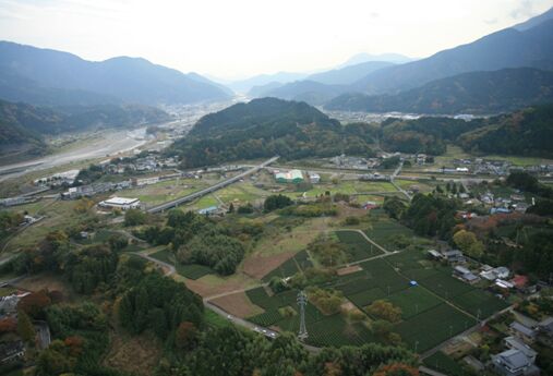 原間遺跡上空2