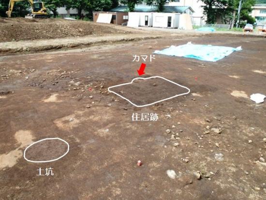 7月末の三ノ側遺跡