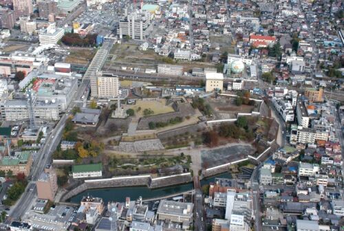 甲府城の歴史（航空写真）圧縮