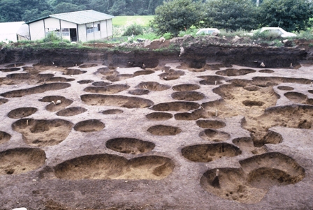 天神遺跡の土坑群