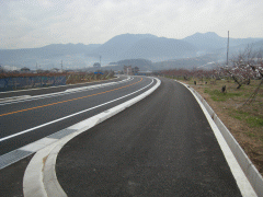 完成した道路