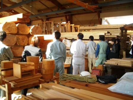 アドバイザー木材加工販売施設研修