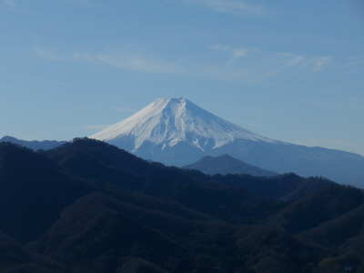 07百蔵地区からみた富士山