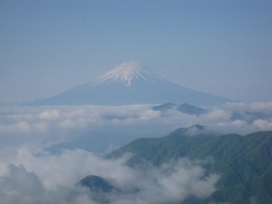03雁が腹摺山から見た富士山