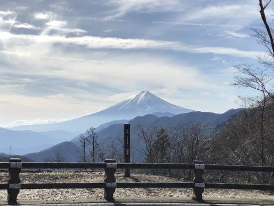 大峠から見た富士山
