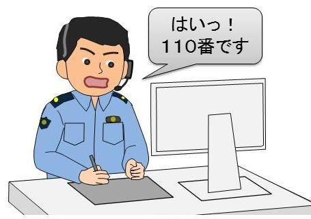 110番通報の画像