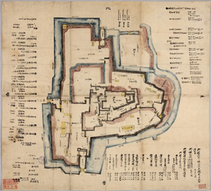 甲府城絵図