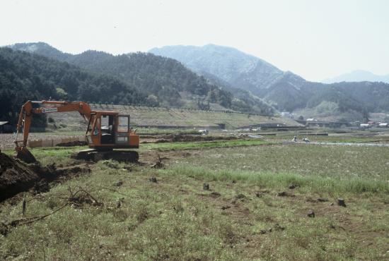 写真1中溝遺跡調査前近景