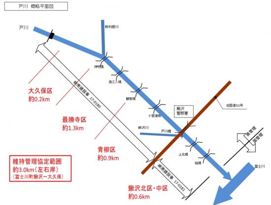 概略平面図（戸川）