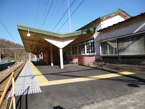 富士急行線谷村駅本屋及びプラットホーム上屋（2）