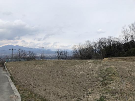 久保屋敷遺跡遠景