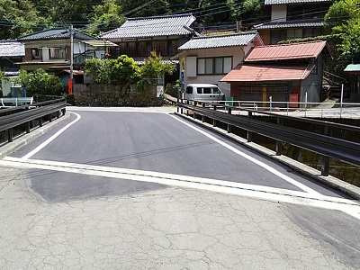 写真：中山橋橋梁補修工事（着工後）