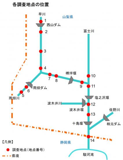 調査地点図