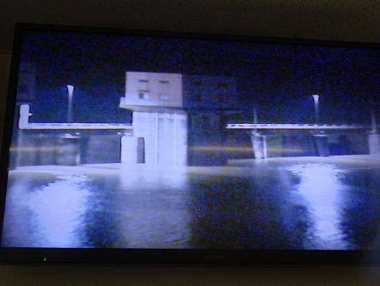 令和元年10月12日に撮影した深城ダムサーチャージ2