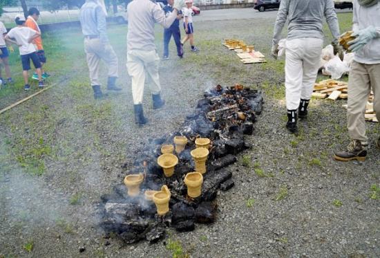 土器の焼成