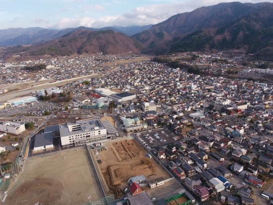 新町前遺跡遠景