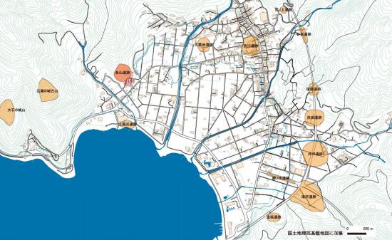 金山遺跡周辺地図